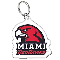 Porte-clés WinCraft Miami University RedHawks Premium en acrylique