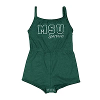 Barboteuse pour bébé fille Colosseum Green Michigan State Spartans Elemental Tank