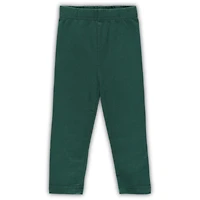 Ensemble t-shirt et leggings à manches longues raglan volants tie-dye Wes & Willy Green Michigan State Spartans pour fille
