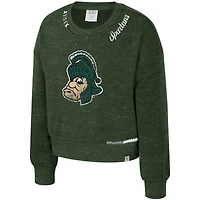 Sweat-shirt Just a Minute vert pour jeunes filles du Colisée Michigan State Spartans