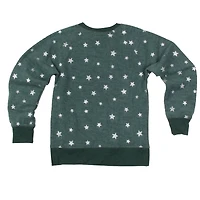 Sweat-shirt à capuche étoiles scintillantes pour jeunes filles Wes et Willy Green des Spartans de l'État du Michigan