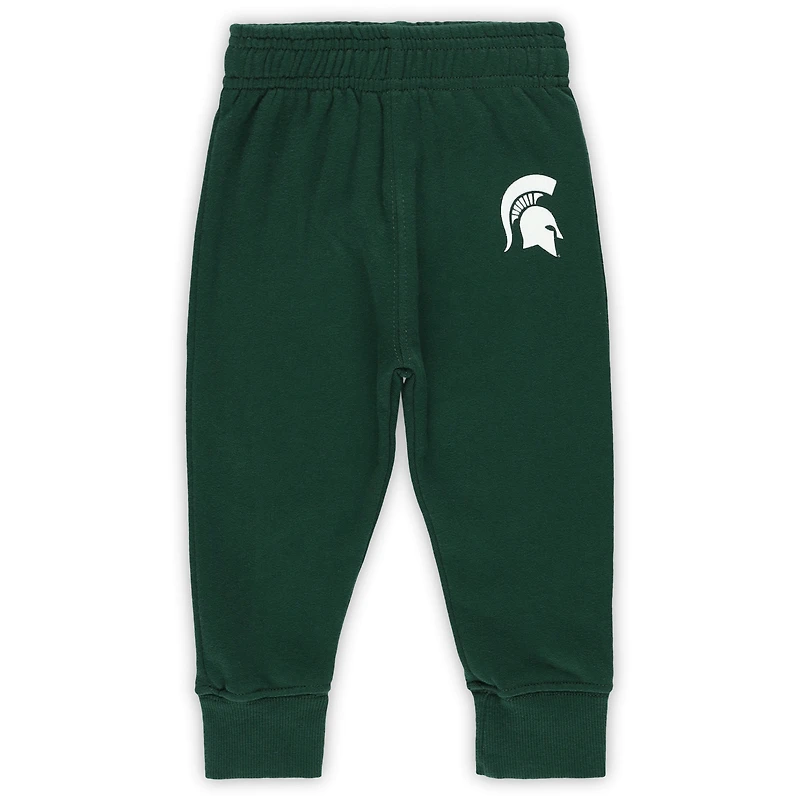 Ensemble sweat à capuche et pantalon de survêtement colorblock pour bébé Wes & Willy Michigan State Spartans