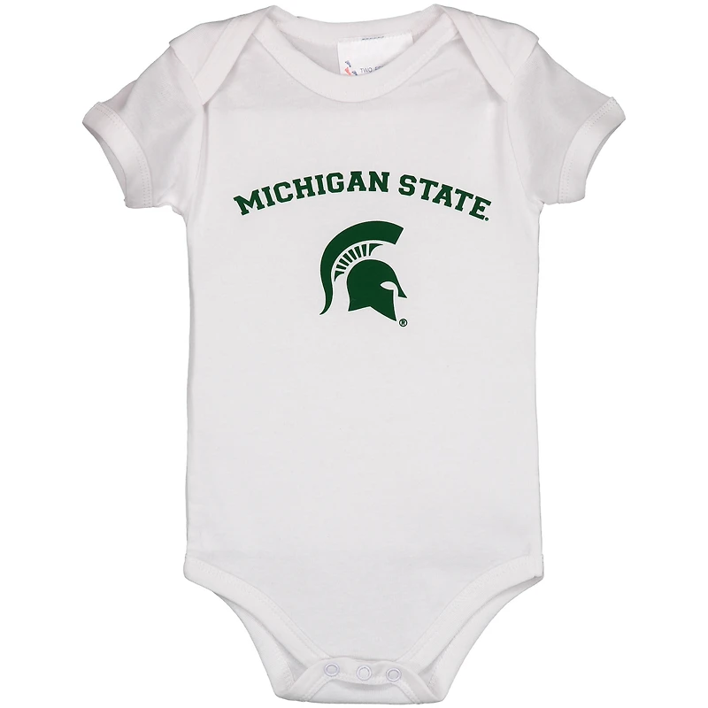 Body blanc Michigan State Spartans Arch & Logo pour bébé