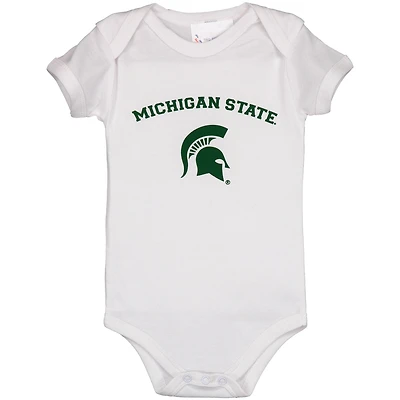 Body blanc Michigan State Spartans Arch & Logo pour bébé