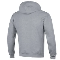 Men's Champion  Heather Gray Michigan State Spartans Arch Over Logo Pullover Hoodie