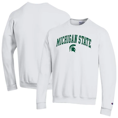 Men's Champion Michigan State Spartans Arch Over Logo Pullover Sweatshirt
