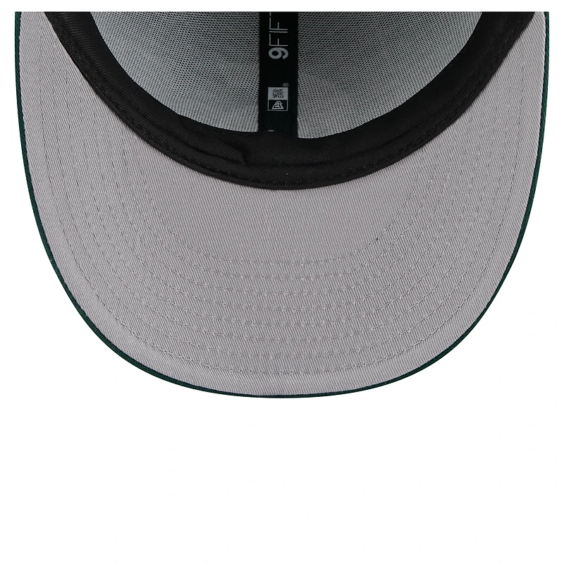 Casquette Snapback 9FIFTY Low Profile verte Michigan State Spartans de New Era pour homme