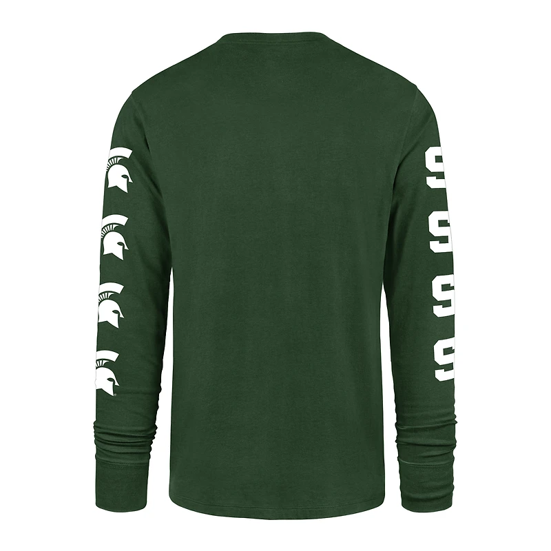 Men's '47  Green Michigan State Spartans Go Big Long Sleeve T-Shirt