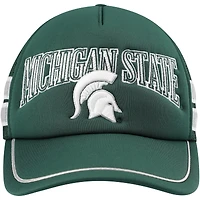 Casquette réglable de camionneur à bande latérale verte Michigan State Spartans '47 pour hommes