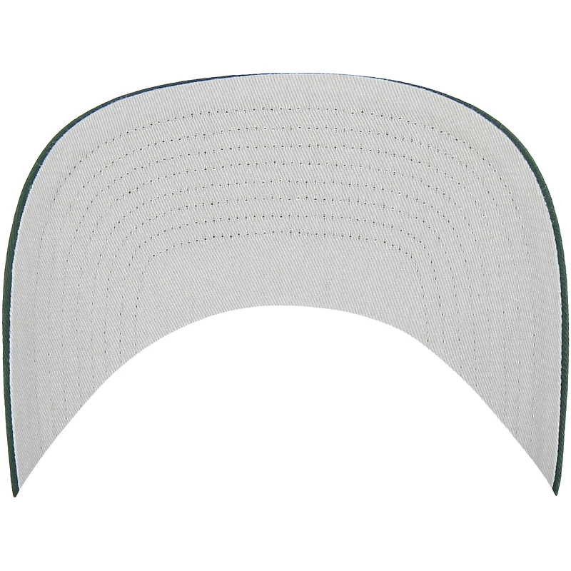 Casquette de camionneur réglable droite 8 des Spartans de l'État du Michigan '47 verte pour hommes