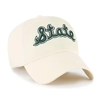 Men's '47 Natural Michigan State Spartans Vault Clean Up Adjustable Hat