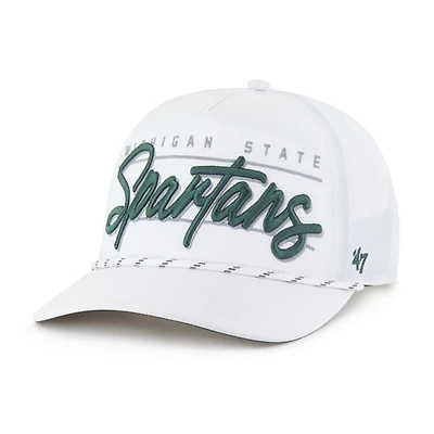 Men's '47 White Michigan State Spartans Condor Hitch brrr° Adjustable Hat