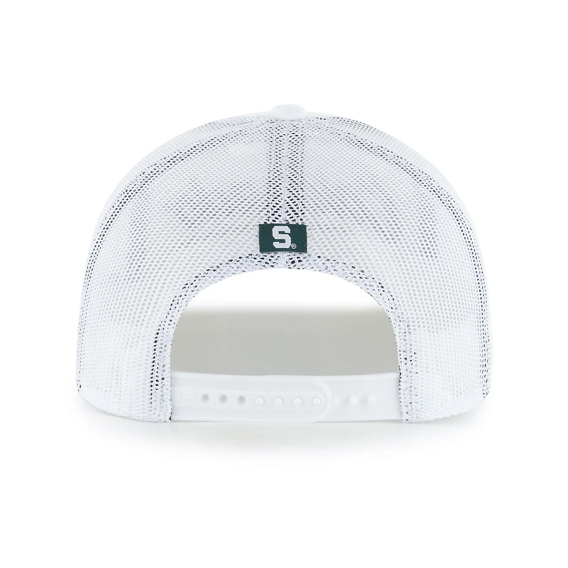 Men's '47 White Michigan State Spartans Garner Rope Trucker Adjustable Hat