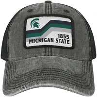 Casquette snapback de camionneur noire Michigan State Spartans Sun & Bars Dashboard pour hommes