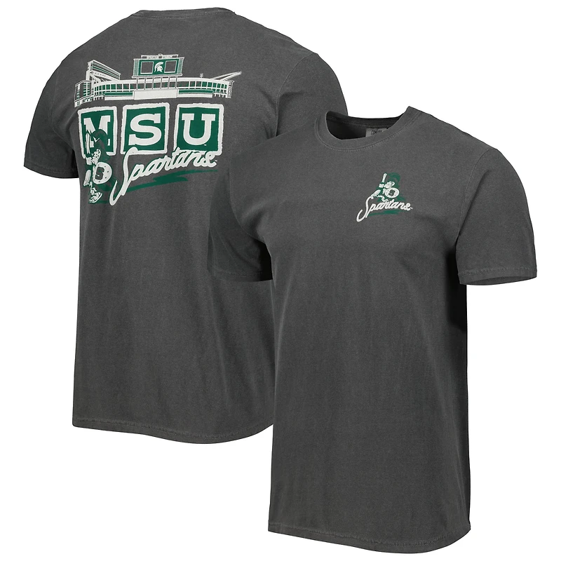T-shirt noir pour homme Michigan State Spartans Vault Stadium