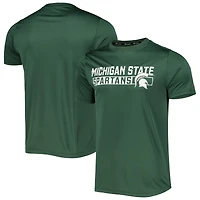 T-shirt Champion Green Michigan State Spartans Impact Knockout pour homme