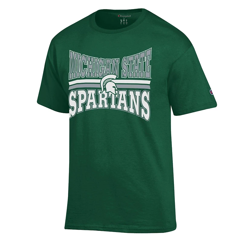Men's Champion Green Michigan State Spartans Team Zoom T-Shirt