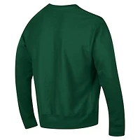 Men's Champion Green Michigan State Spartans Vault Late Night Reverse Weave Pullover Sweatshirt