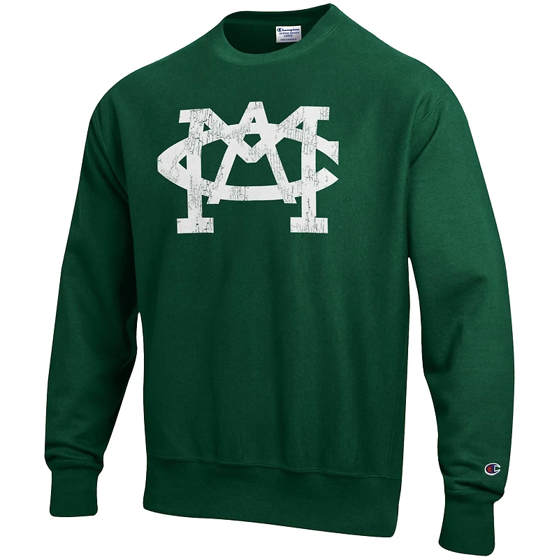 Sweat-shirt à enfiler Champion vert Michigan State Spartans avec logo Vault et tissage inversé