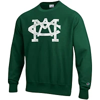 Sweat-shirt à enfiler Champion vert Michigan State Spartans avec logo Vault et tissage inversé