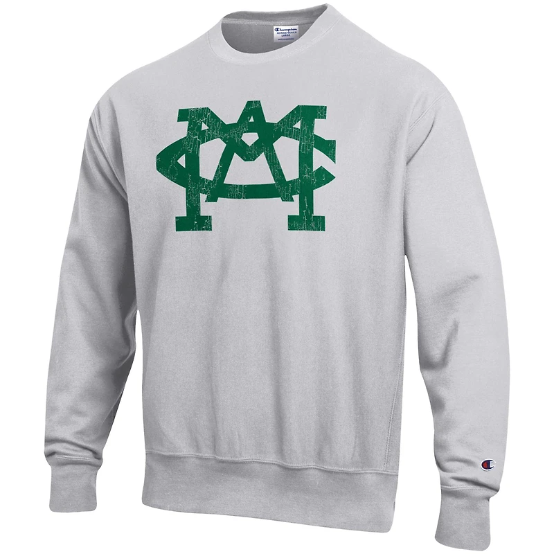Sweat-shirt Champion à tissage inversé gris chiné Michigan State Spartans Vault pour homme