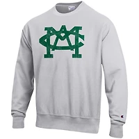 Sweat-shirt Champion à tissage inversé gris chiné Michigan State Spartans Vault pour homme