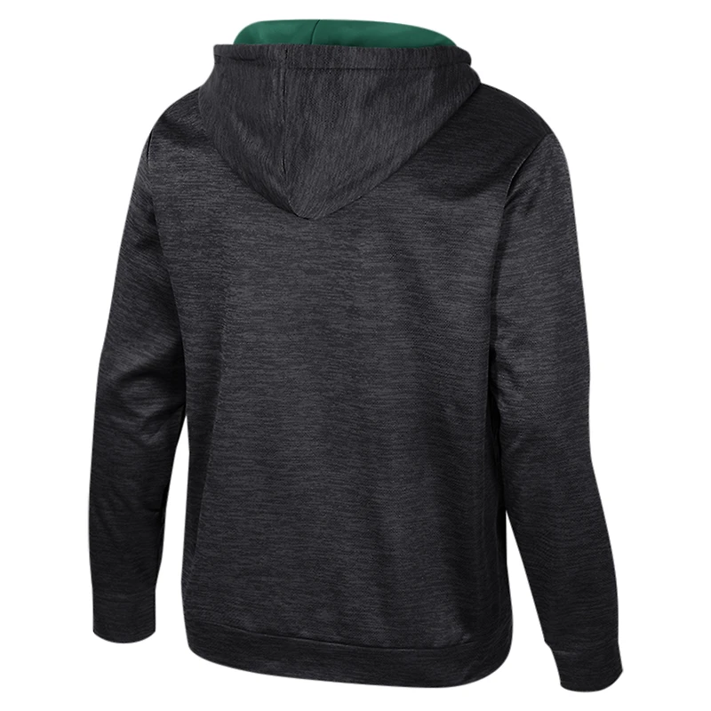 Sweat à capuche demi-zip Cypher pour homme Colosseum Black Michigan State Spartans