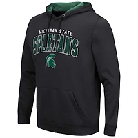 Men's Colosseum Green Michigan State Spartans Resistance Pullover Hoodie
