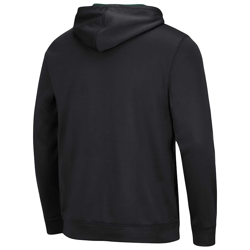 Pull à capuche Colosseum noir Michigan State Spartans Resistance pour hommes