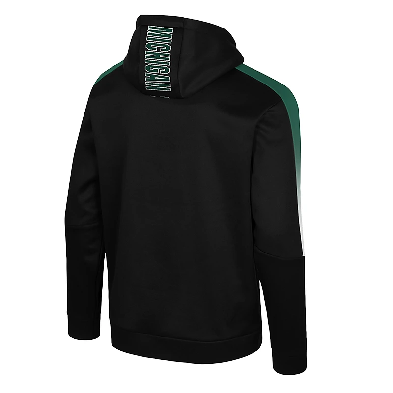 Sweat à capuche noir The Gang Blackout pour homme Colosseum Michigan State Spartans