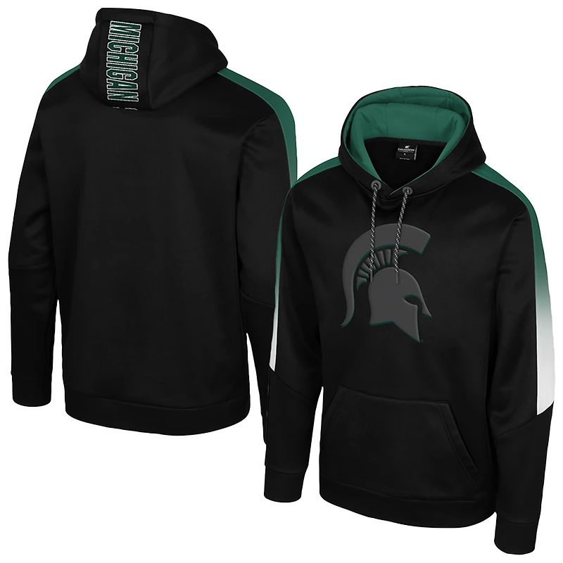 Sweat à capuche noir The Gang Blackout pour homme Colosseum Michigan State Spartans