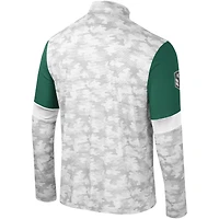 Men's Colosseum  Camo Michigan State Spartans OHT Military Appreciation Tomahawk Quarter-Zip Windshirt
