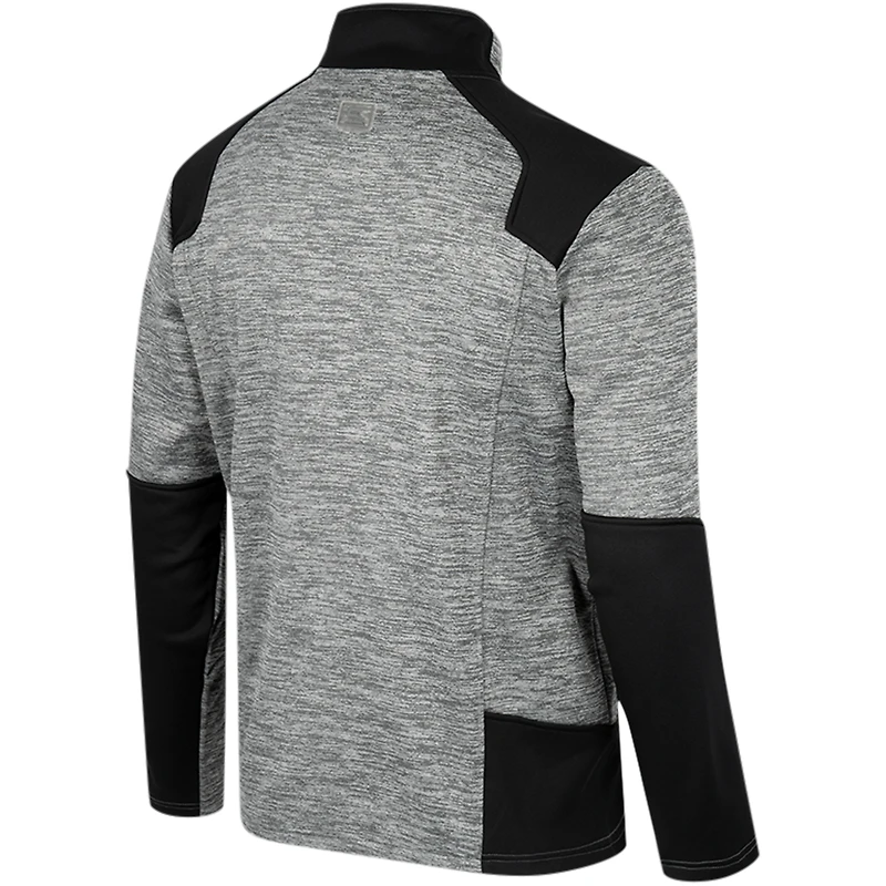 Veste entièrement zippée Colosseum Grey Michigan State Spartans Silberman pour hommes