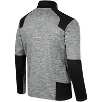 Veste entièrement zippée Colosseum Grey Michigan State Spartans Silberman pour hommes