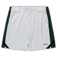 Short réversible pour hommes, vert Colosseum/blanc, Michigan State Spartans Big & Tall Team