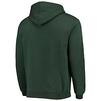 Men's Colosseum Green Michigan State Spartans Arch & Logo 3.0 Full-Zip Hoodie