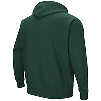 Men's Colosseum Green Michigan State Spartans Big & Tall Arch Logo 2.0 Pullover Hoodie