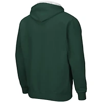 Sweat à capuche zippé Colosseum Michigan State Spartans Big & Tall pour homme