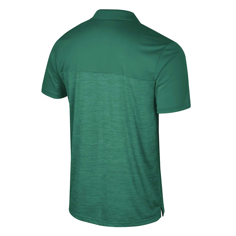 Men's Colosseum Green Michigan State Spartans Big & Tall Langmore Polo