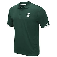 Colosseum Green Michigan State Spartans Big & Tall Santry Polo pour homme
