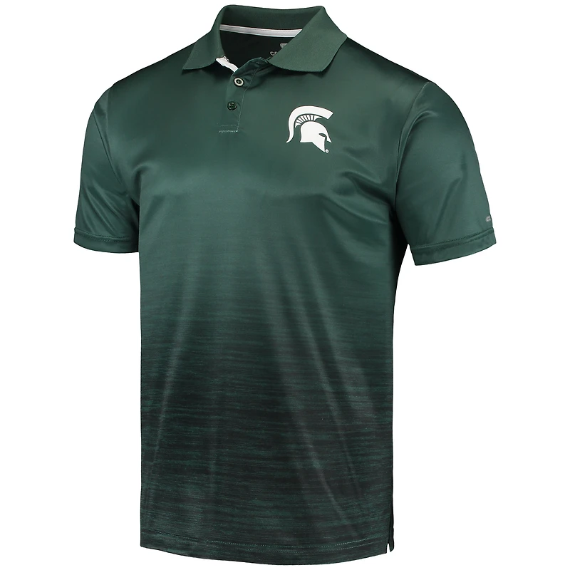 Men's Colosseum Green Michigan State Spartans Marshall Polo