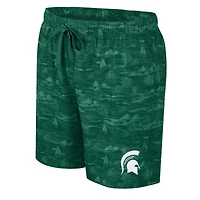 Short de bain Ozark vert Colosseum pour hommes Michigan State Spartans