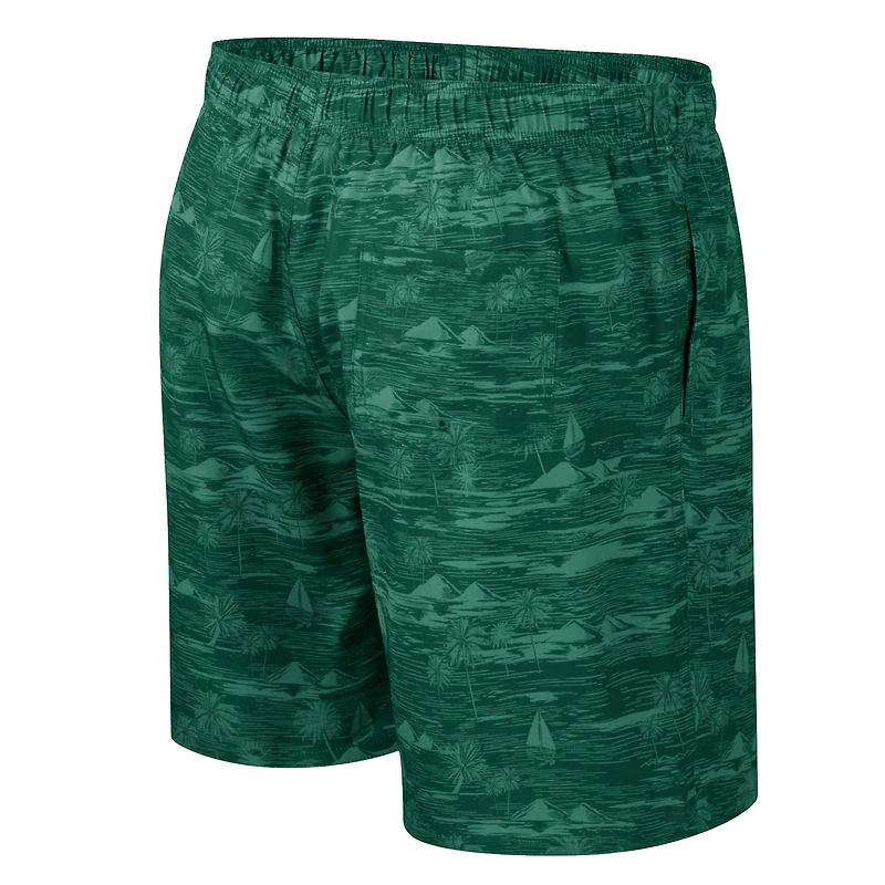 Short de bain Ozark vert Colosseum pour hommes Michigan State Spartans