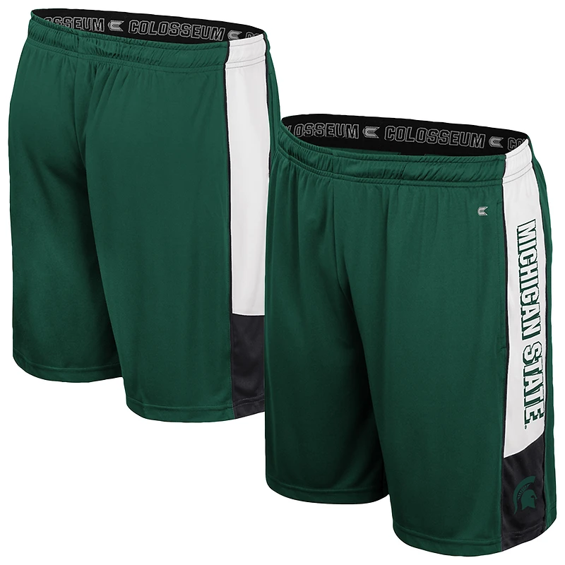 Short Quantum pour homme vert Colosseum Michigan State Spartans
