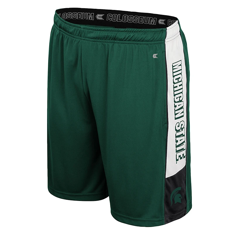 Short Quantum pour homme vert Colosseum Michigan State Spartans