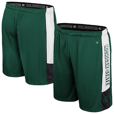 Short Quantum pour homme vert Colosseum Michigan State Spartans