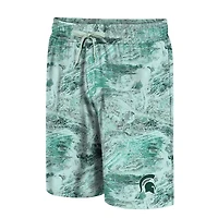 Colosseum Green Michigan State Spartans Realtree Aspect Ohana Short de bain pour homme
