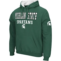 Men's Colosseum Michigan State Spartans Sunrise Pullover Hoodie