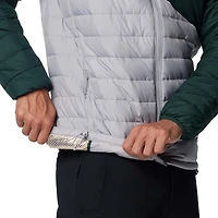 Veste zippée isolante double Blitz Omni-Heat Infinity pour homme de la collection Michigan State Spartans Columbia, grise