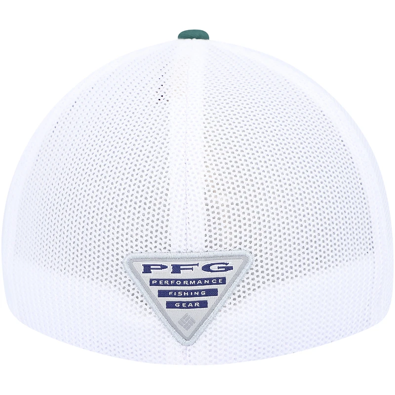 Men's Columbia Green/White Michigan State Spartans PFG Flex Hat